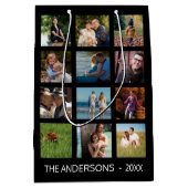 12 Afbeelding Fotocollage ✨ Aangepaste herinnering Medium Cadeauzakje (Voorkant)