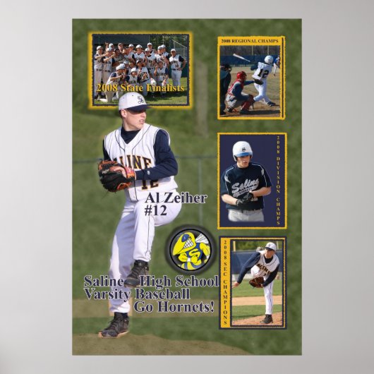 #12 Al 2008 Saline Baseball Poster (Voorkant)