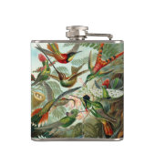 12 amerikaanse vochtige vogelrassen , getekend heupfles (Achterkant)