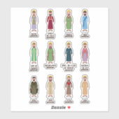 12 apostelen sticker (Vel)