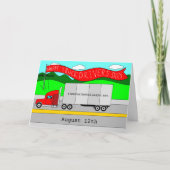 12 augustus is Nationale Vrachtwagenchauffeursdag Kaart (Voorkant)