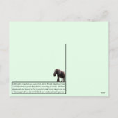 12 augustus: Wereld Olifant Dag Feestdagenkaart (Achterkant)