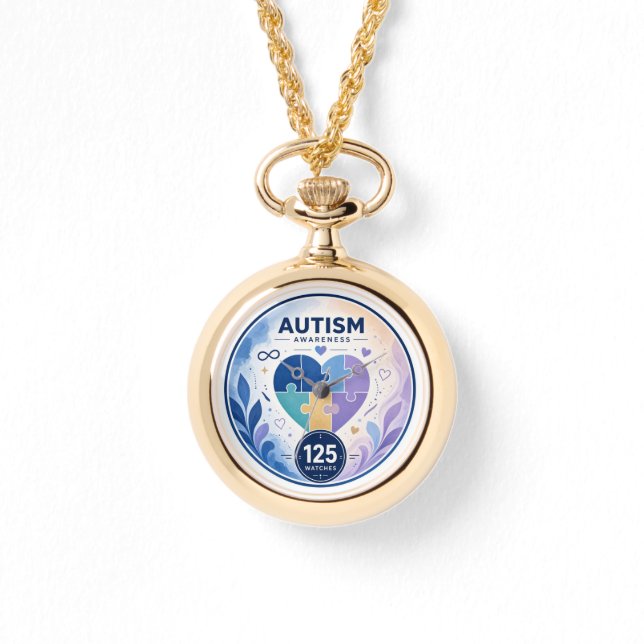 #12 Autisme Horloge (Voorkant)