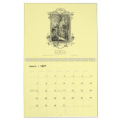 12 Baroque Rococo ca. 1766 Calendar Prints Kalender (Mar 2027)