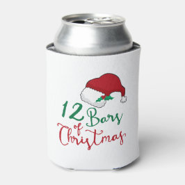 12 Bars van Kerstmis | Santa Hat Blikjeskoeler