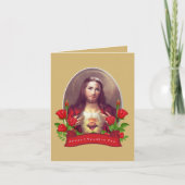 12 Beloftes van het Heilig Hart aan Maria Kaart (Voorkant)