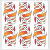 12 Bevestigings- en naamstickers Sticker (Vel)