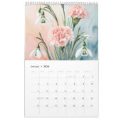 12 Birth Month Flowers 2026 Wall Calendar Kalender (Jan 2026)