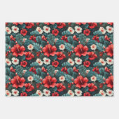 #12 Bloemen patroon Inpakpapier Vel (Voorkant 2)