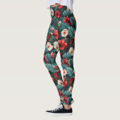 #12 Bloemen patroon Leggings (Links)