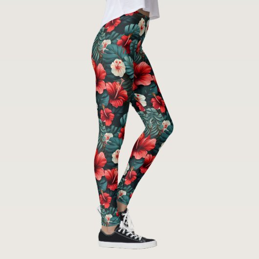 #12 Bloemen patroon Leggings (Rechts)