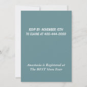 12 Boston Terrier Invite Kaart (Achterkant)