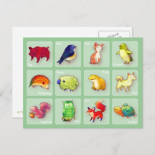 12 Briefkaart () — horizontaal (Voorkant / Achterkant)