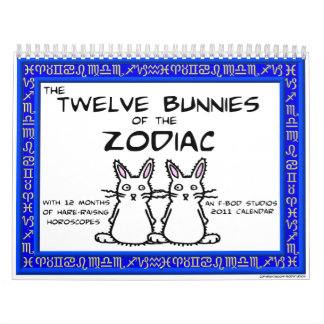 12 Bunnies van de Kalender van Zodiac 2011