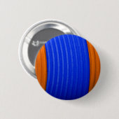 12 Button met blauwe en Oranje strepen (Voorkant /achterkant)