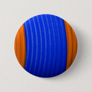 12 Button met blauwe en Oranje strepen