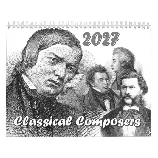 12 Componisten / 12 Combinaties, 2026 Kalender (Hoes)