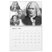 12 Componisten / 12 Combinaties, 2026 Kalender (Feb 2027)