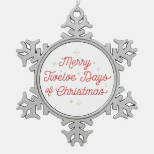 12 dagen CHRISTMAS / Snowflake Ornament