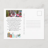 12 dagen Covid | "Quarantine" kerstfeestdag  Briefkaart (Achterkant)