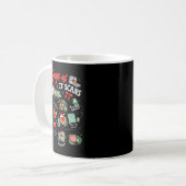 12 dagen CT-scans Kerst CT-tech Cat Scan Koffiemok (Voorkant links)