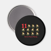 12 dagen elf pijpers die pijpen magneet (Voorkant / Achterkant)