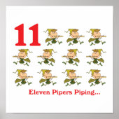 12 dagen elf pijpleidingen poster (Voorkant)