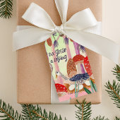 12 dagen kerst 6 ganzen een leg cadeaulabel