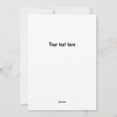 12 dagen kerst grappige cartoon feestdagenkaart (Achterkant)