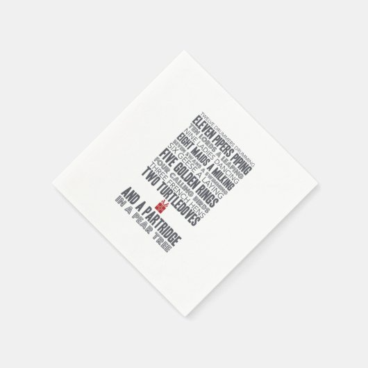 12 dagen Kerst | Red Servetten (Hoek)