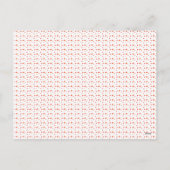 12 dagen kerstbrief feestdagenkaart (Achterkant)