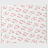 12 dagen kerstcadeaupapier cadeaupapier (Vlak)