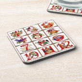 12 dagen kerstcadeautjes afdrukken bier onderzetter (Linkerzijde)