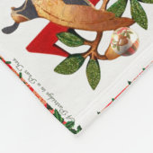 12 dagen kerstcadeautjes afdrukken fleece deken (Hoek)