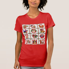 12 dagen kerstcadeautjes afdrukken t-shirt