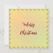 12 dagen kerstemmer-kaartje met kaartje voor een f kaart (Achterkant)