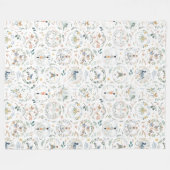 12 dagen kerstfeestdag fleece deken (Voorkant (Horizontaal))