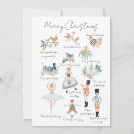 12 dagen kerstfeestdag foto op maat feestdagenkaart