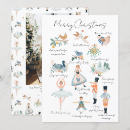 12 dagen kerstfeestdag foto op maat feestdagenkaart