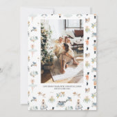 12 dagen kerstfeestdag foto op maat feestdagenkaart (Achterkant)