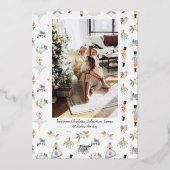 12 dagen kerstfeestdag foto op maat folie feestdagenkaart (Achterkant)