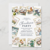 12 dagen kerstfeestdag kaart (Voorkant)