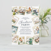 12 dagen kerstfeestdag kaart (Staand voorkant)