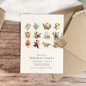 12 dagen kerstfeestdag kaart