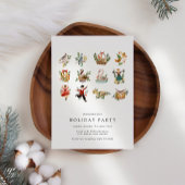 12 dagen kerstfeestdag kaart