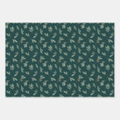 12 dagen kerstfeestdag traditioneel klassiek inpakpapier vel (Voorkant 2)