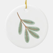 12 dagen kerstfeestdag traditionele Heer Keramisch Ornament (Achterkant)