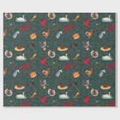 12 dagen kerstfeestkleding cadeaupapier (Vlak)