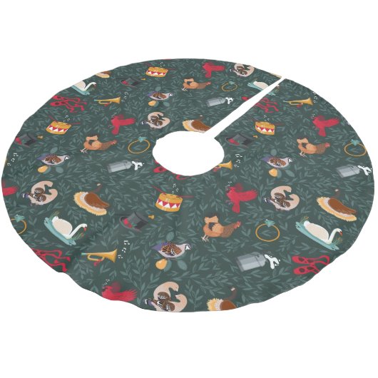 12 dagen kerstfeestkleding kerstboom rok (Gekanteld)