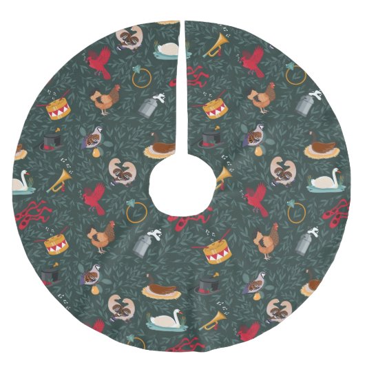 12 dagen kerstfeestkleding kerstboom rok (Voorkant)